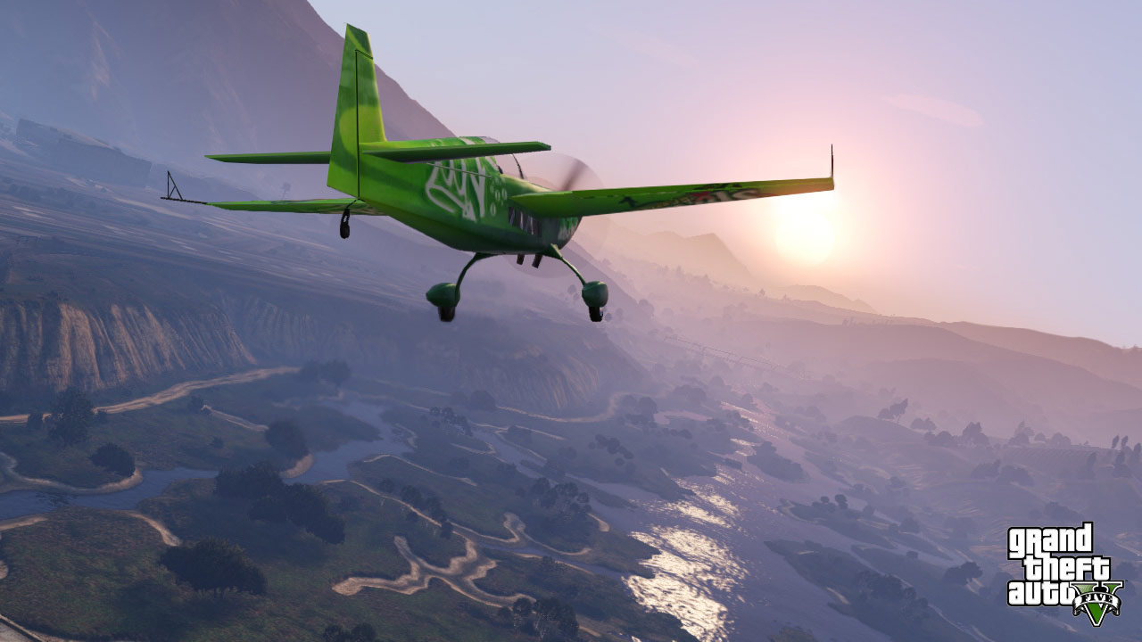 zelene letadlo